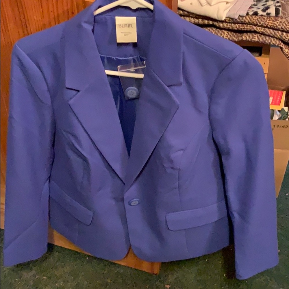 Size 6PT blue blazer